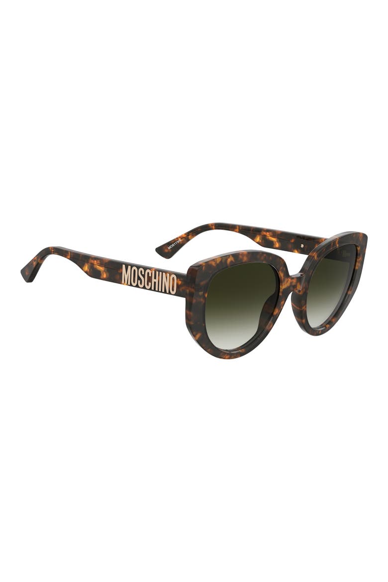 53mm Gradient Cat Eye Sunglasses, Alternate, color, HAVANA