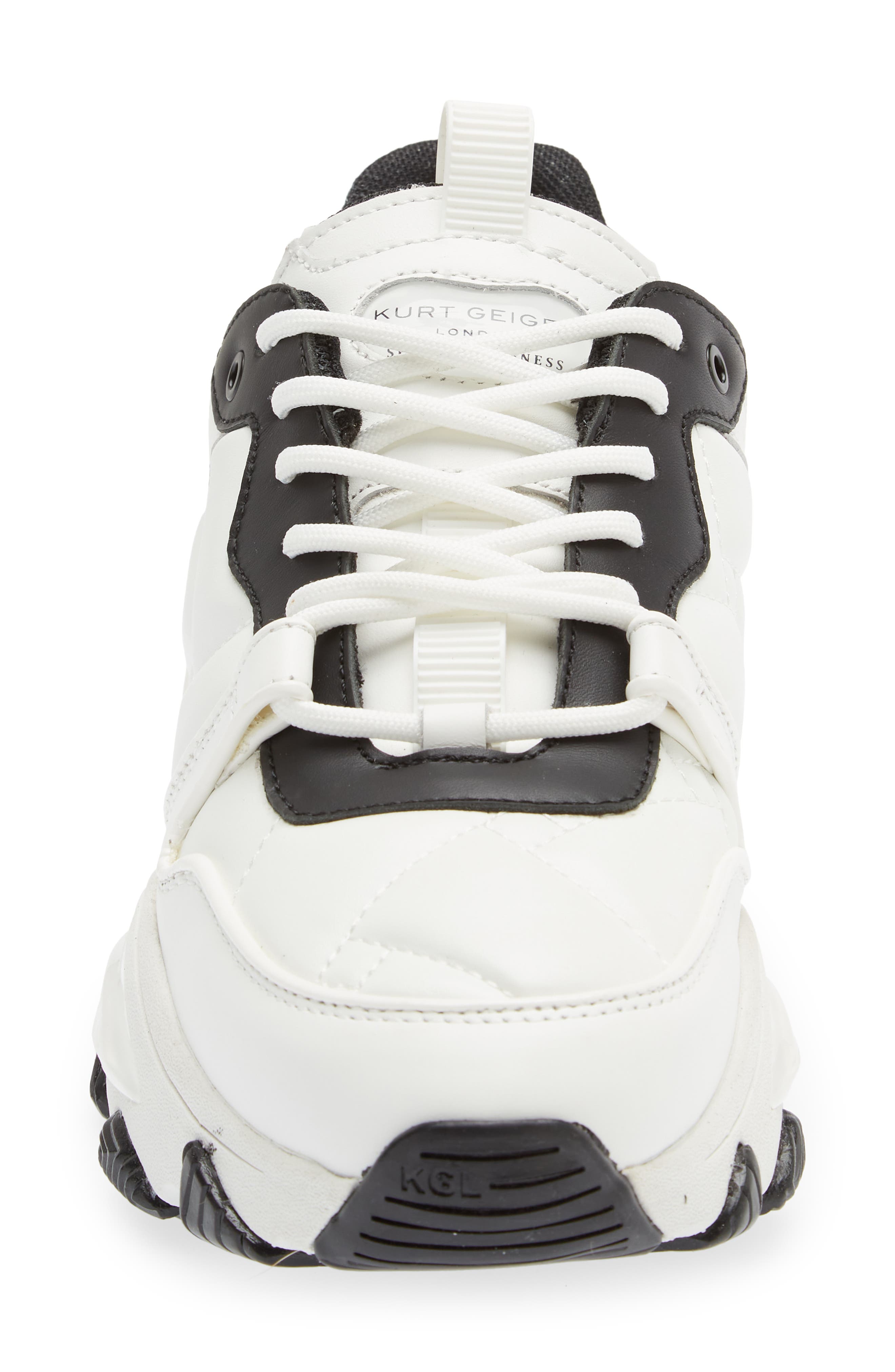 Kurt Geiger London Lettie Eagle Quilted Sneaker, Alternate, color, 