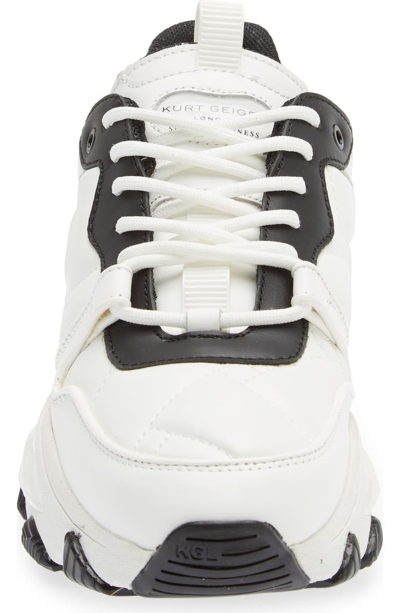 Kurt Geiger London Lettie Eagle Quilted Sneaker, Alternate, color,