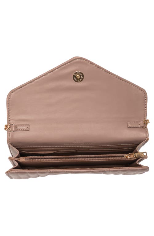 Badgley Mischka Collection Chevron Quilted Crossbody Bag