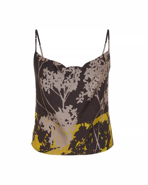 Hydra Printed Cowl Neck Cami