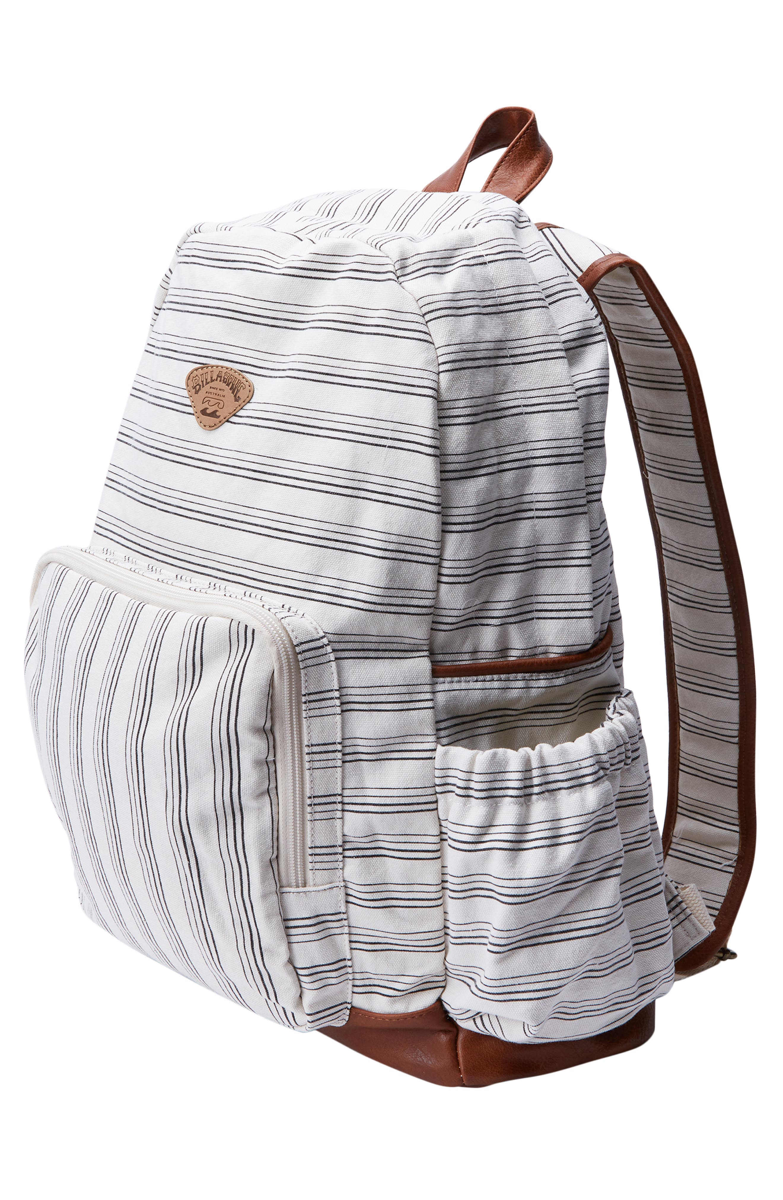 Billabong Home Abroad Stripe Canvas Backpack, Alternate, color, 