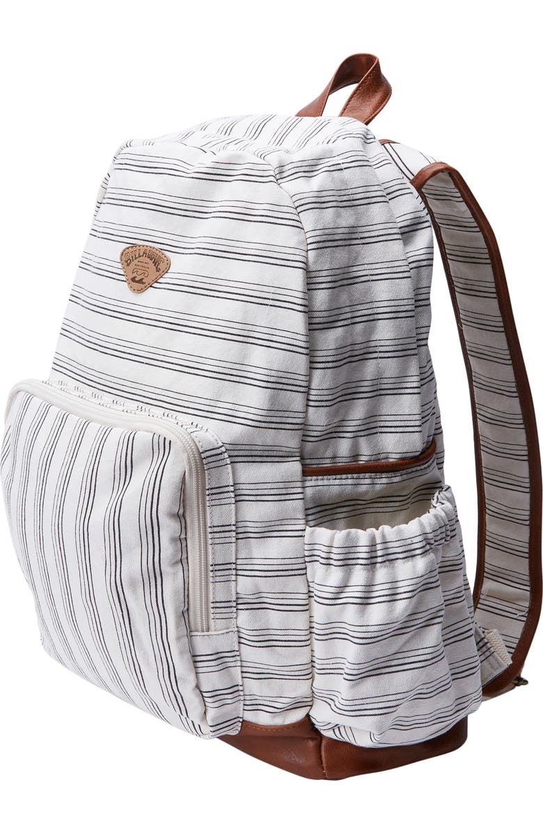 Billabong Home Abroad Stripe Canvas Backpack, Alternate, color,