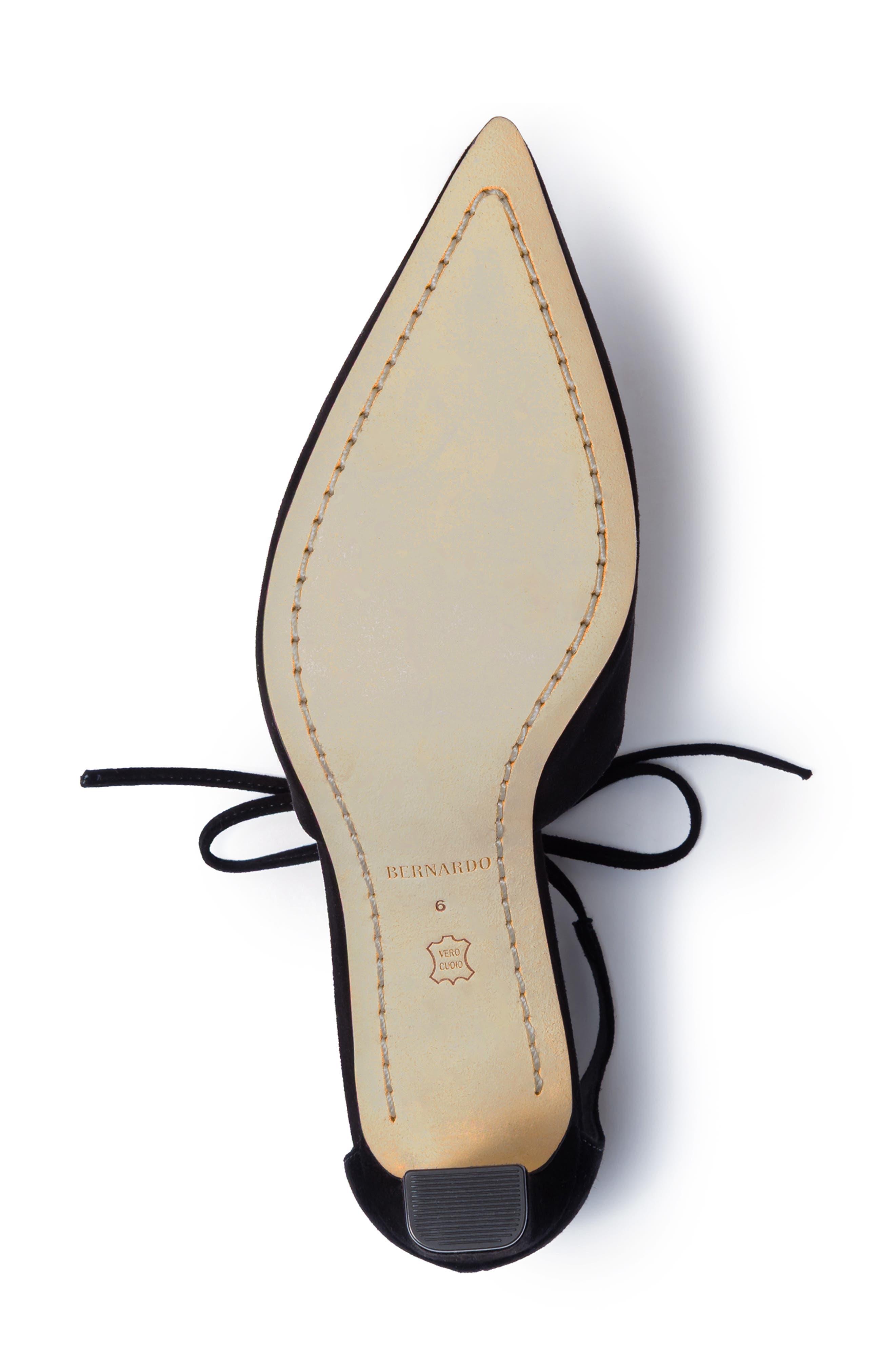 Siena Ankle Tie Pointed Toe Pump, Alternate, color, BLACK SUEDE