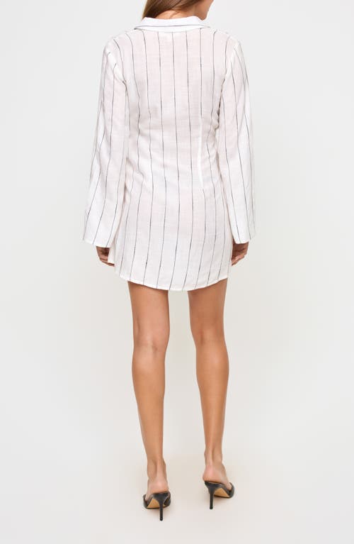L*SPACE LSPACE LAS PALMAS LONG SLEEVE COVER-UP WRAP DRESS 