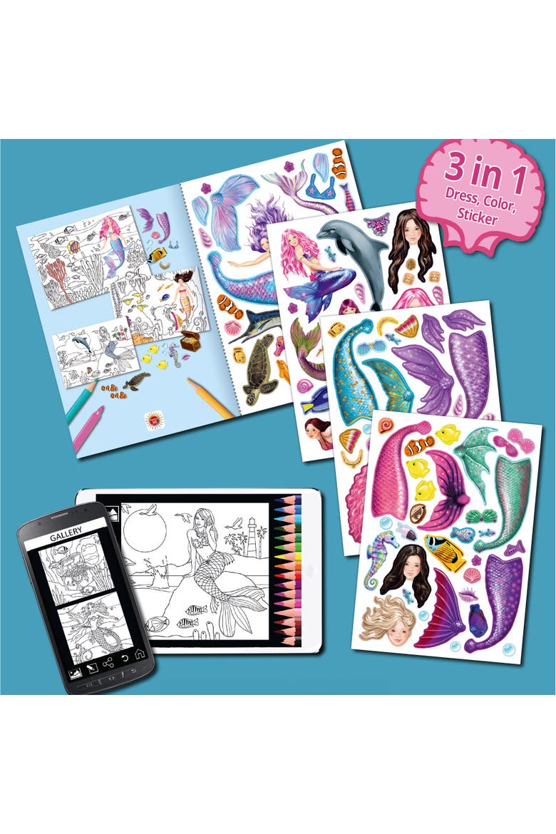 3 In 1 Activity Book, Alternate, color, Blue