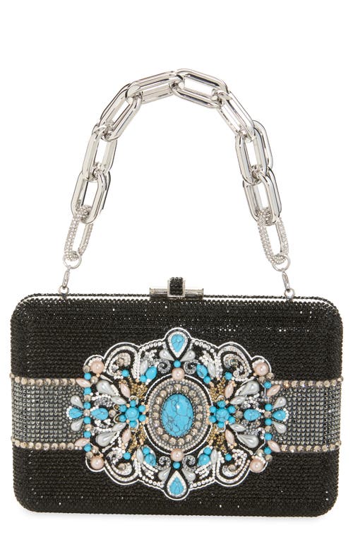 Judith Leiber Couture Dixie Slim Slide Clutch In Multi