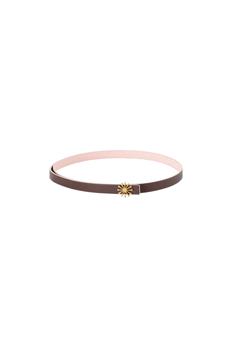 Esthera 12AM Reversible Leather Belt, Main, color, Pink + Coffee Brown