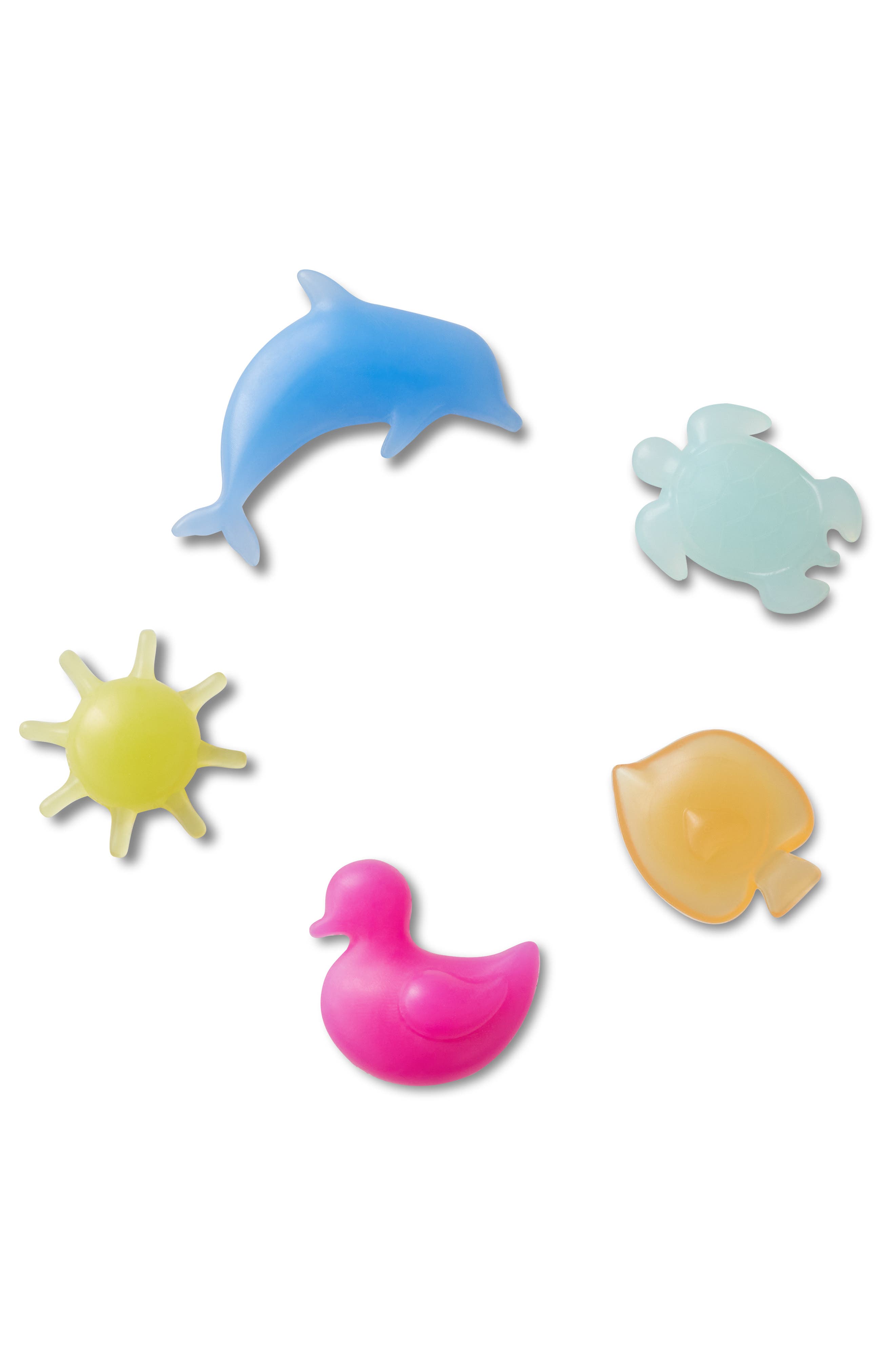 Kids' Assorted 5-Pack Summer Shapes CROCS Shoe Charms, Alternate, color, WHITE