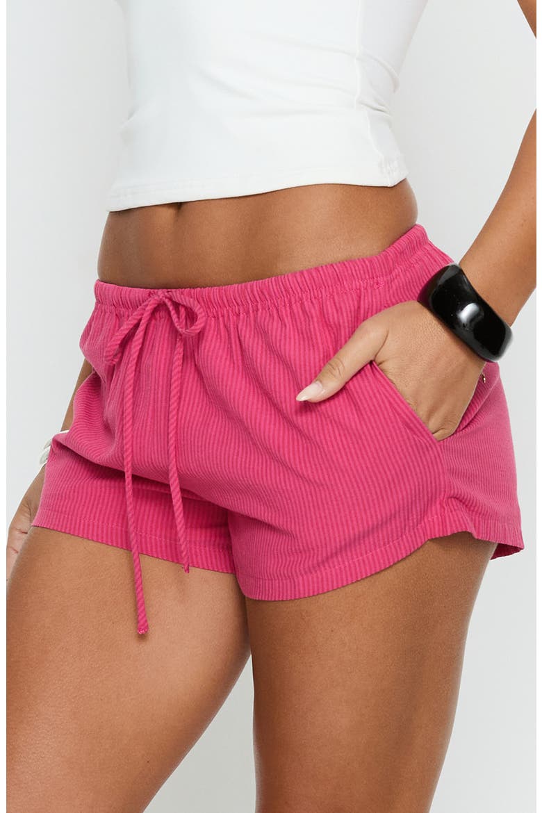 Makeli Micro Beach Shorts, Alternate, color, FUCHSIA STRIPE