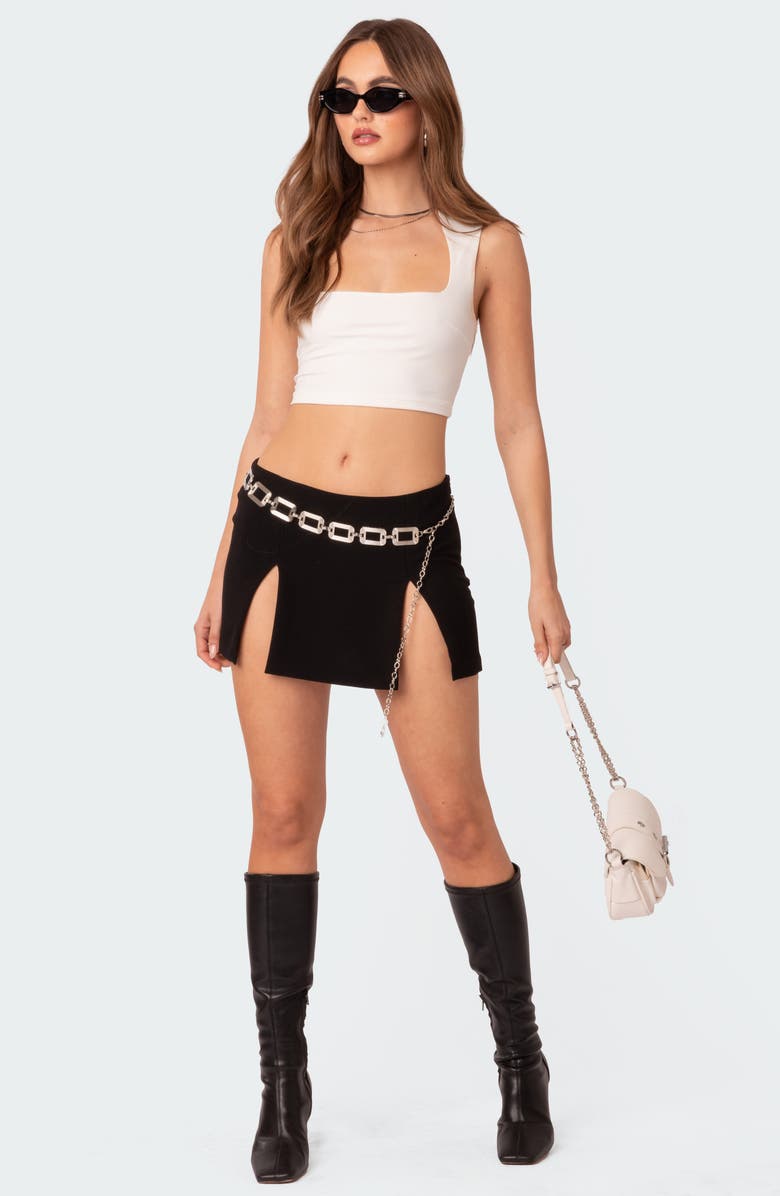 EDIKTED Double Slit Skirt, Alternate, color,