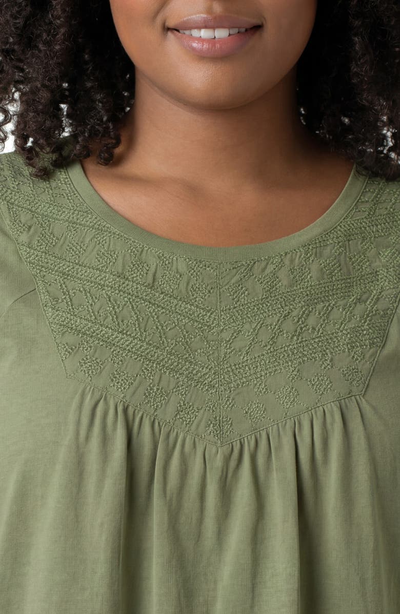 Liverpool Los Angeles Flutter Sleeve Top, Alternate, color,