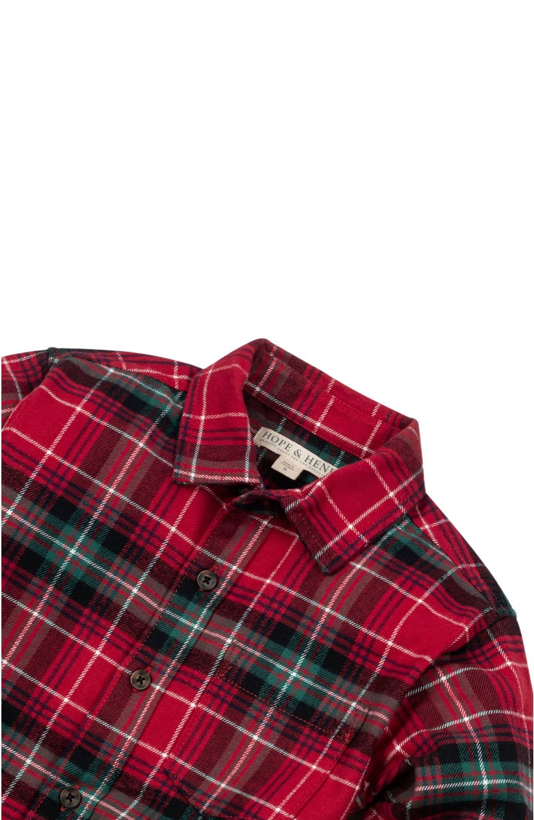Hope & Henry Baby Boys' Organic Flannel Shirt, Infant, Alternate, color,