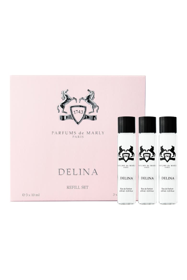 Delina Eau de Parfum Refill Set, Main, color, NO COLOR
