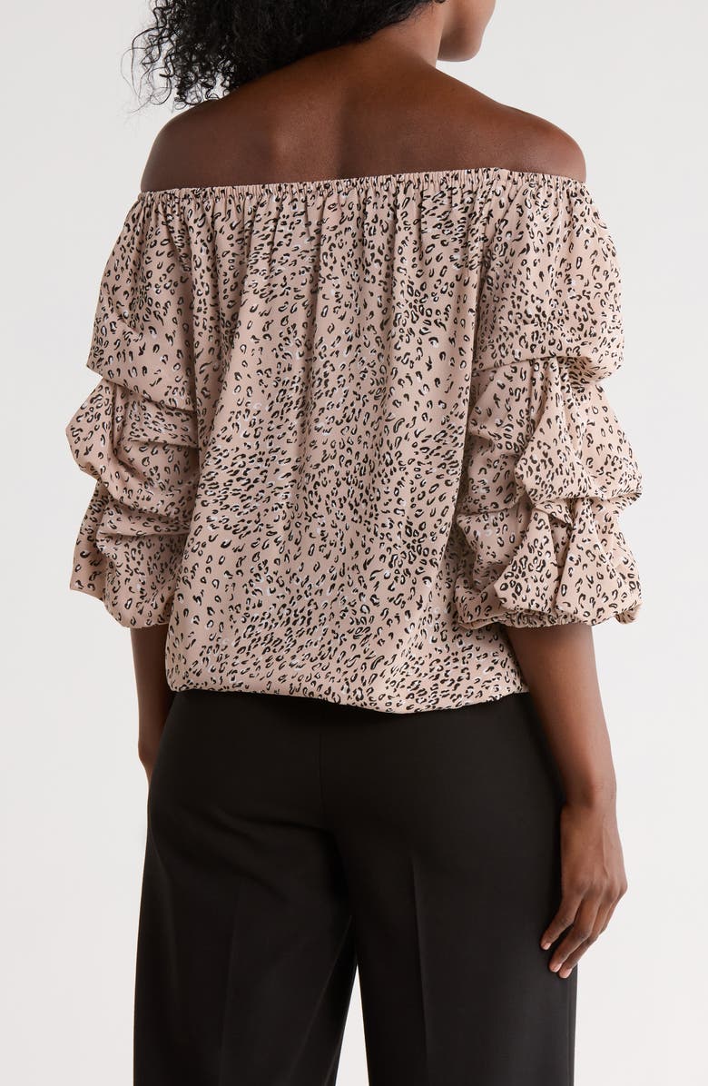 Vince Camuto Animal Off the Shoulder Top, Alternate, color, 