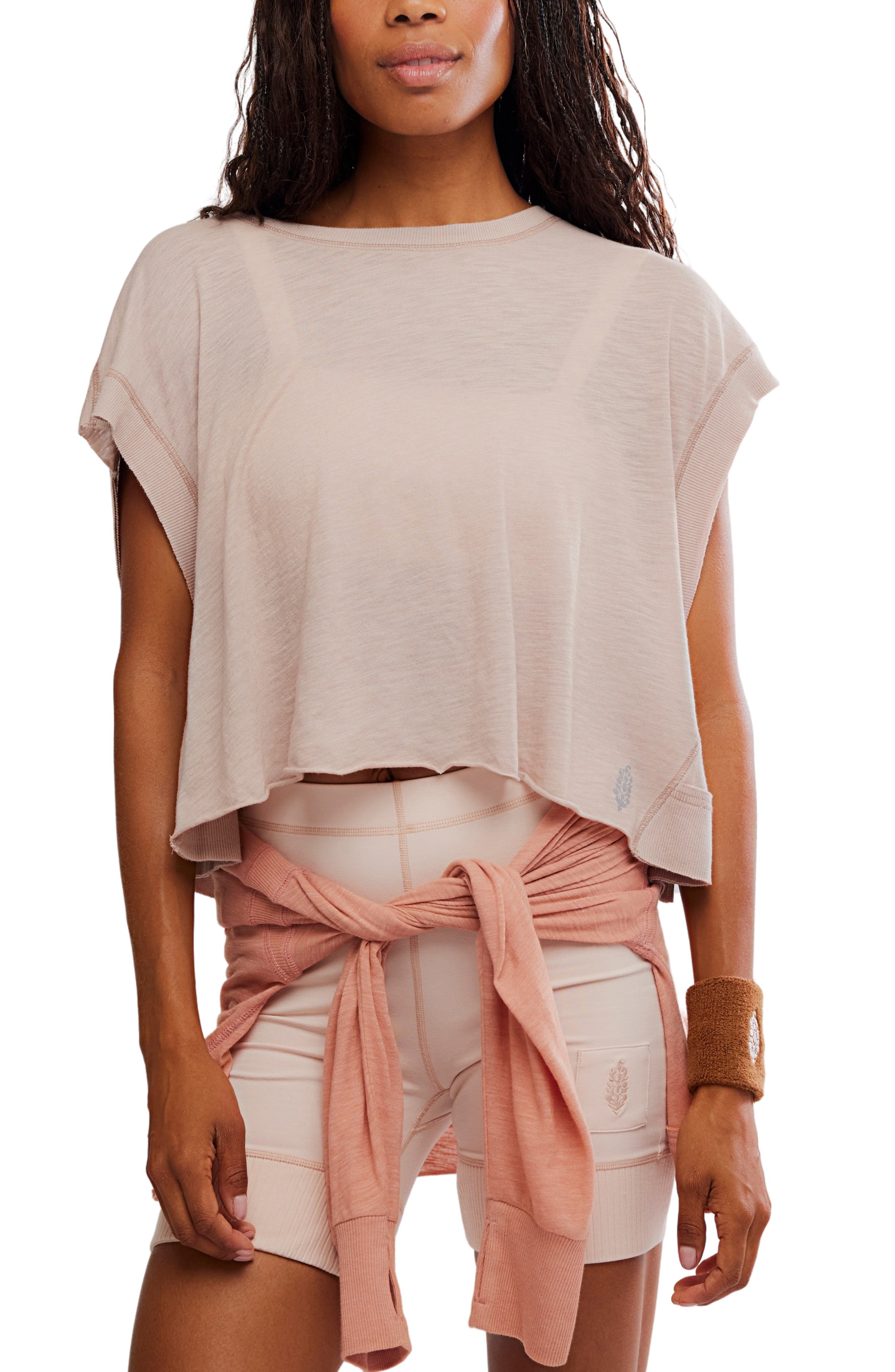 Free People FP Movement My Tee Time Open Back T-Shirt