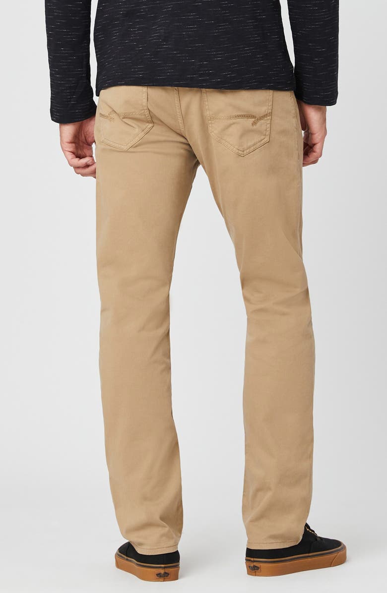 Mavi Jeans Zach Straight Leg Stretch Cotton Twill Pants, Alternate, color,