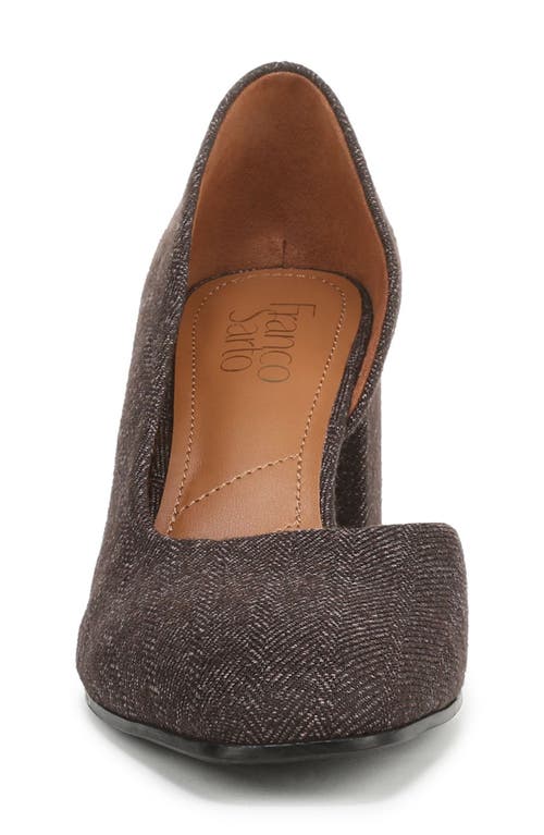 Franco Sarto Theosha Half D'orsay Pump In Brown