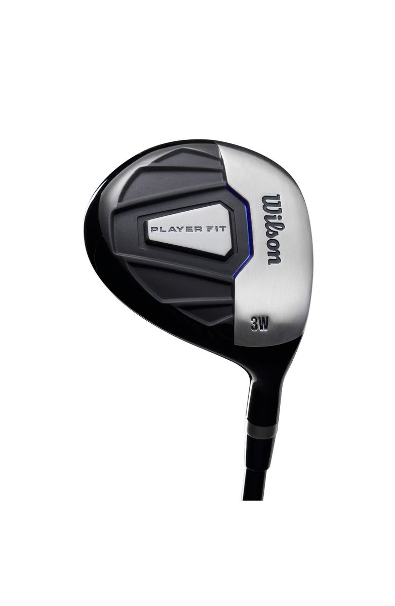 WILSON Player Fit Mens Right Hand Graphite Complete Cart Golf Set - Standard / Regular, Alternate, color, Black/Blue/White