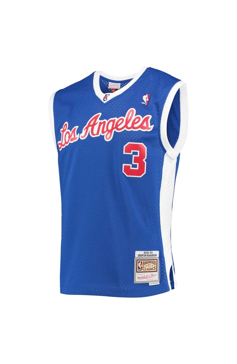 Mitchell & Ness Men's Mitchell & Ness Quentin Richardson Royal LA Clippers 2002-03 Hardwood Classics Swingman Jersey, Alternate, color, 