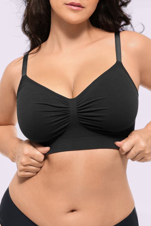 Wireless Seamless Comfy Non Padded V Neck Bra