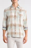 Scotch & Soda Relaxed Fit Washed Check Button-Up Shirt