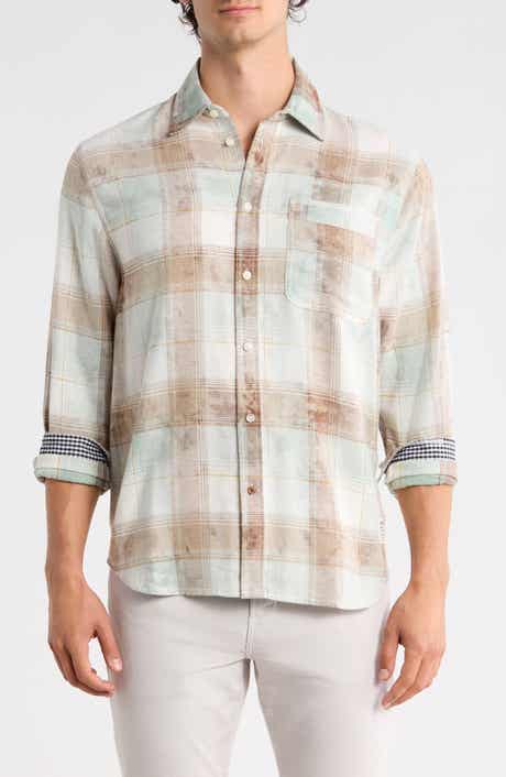 Scotch & Soda Relaxed Fit Washed Check Button-Up Shirt