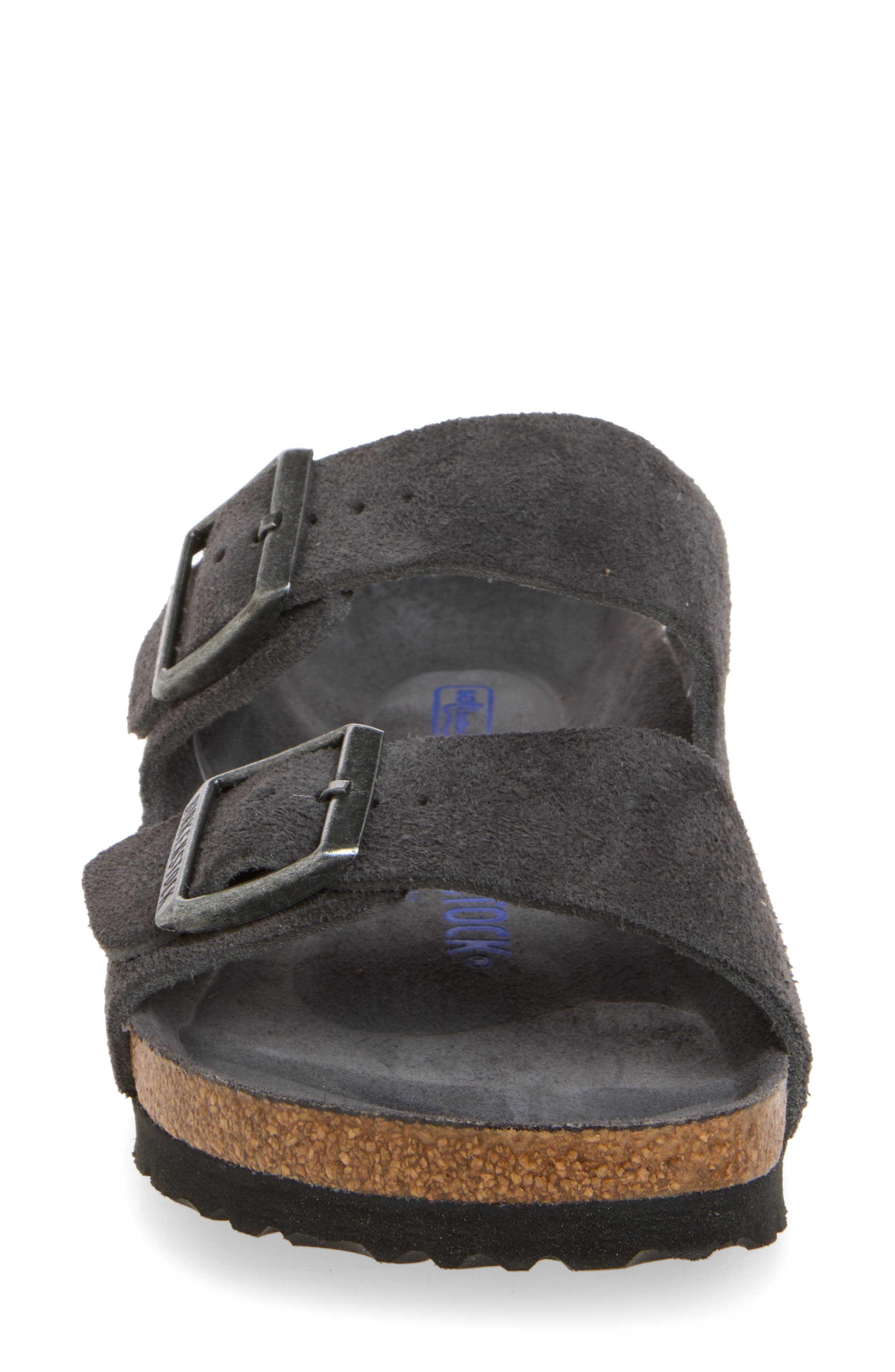 Arizona Soft Footbed Slide Sandal, Alternate, color, CHARCOAL