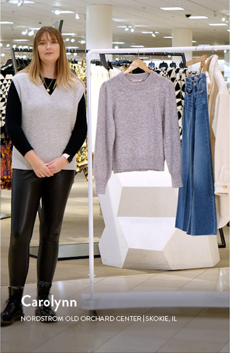 Alma Marled Blouson Sleeve Sweater, sales video thumbnail