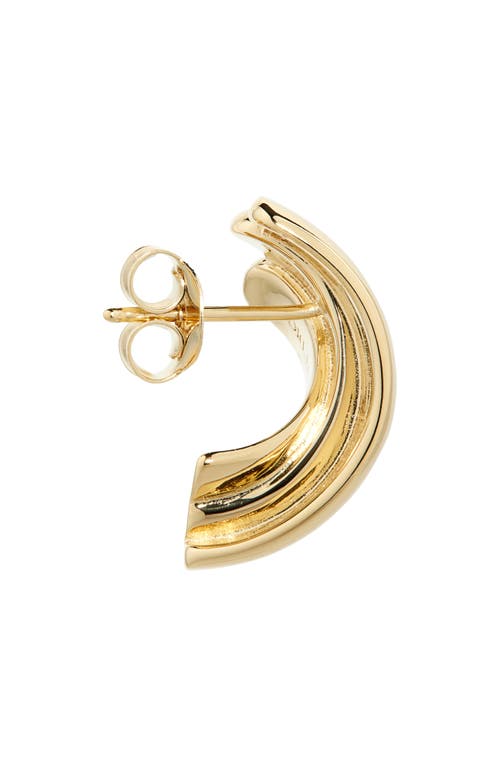 Lie Studio Lié Studio The Magda Stud Earrings In Gold