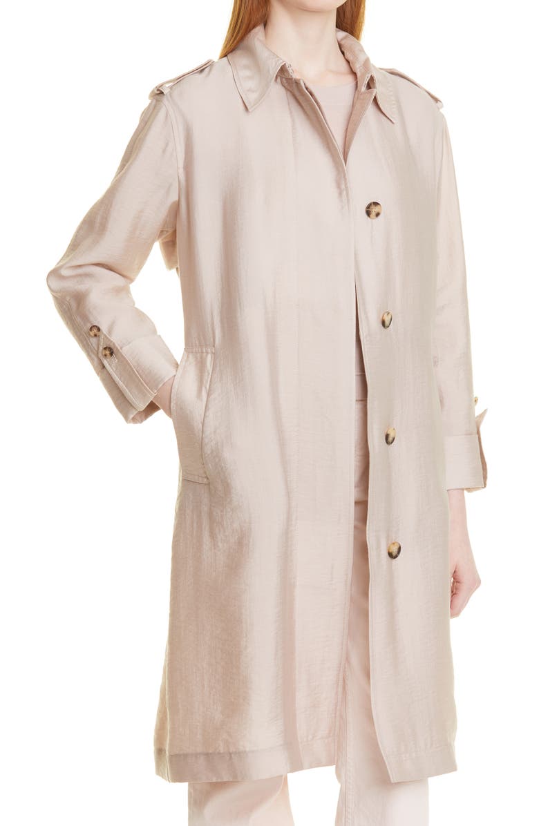 Club Monaco Soft Trench Coat, Alternate, color, 