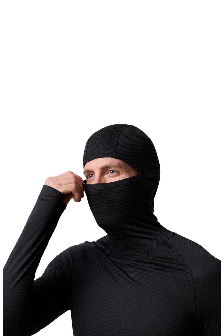 Pines Micrrid Ultra-Lt Baselayer Balaclava Top - Men's, Alternate, color, Black