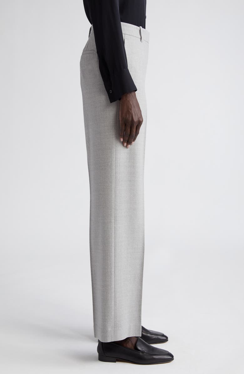 Lafayette 148 New York Gates Straight Leg Stretch Wool Pants, Alternate, color,