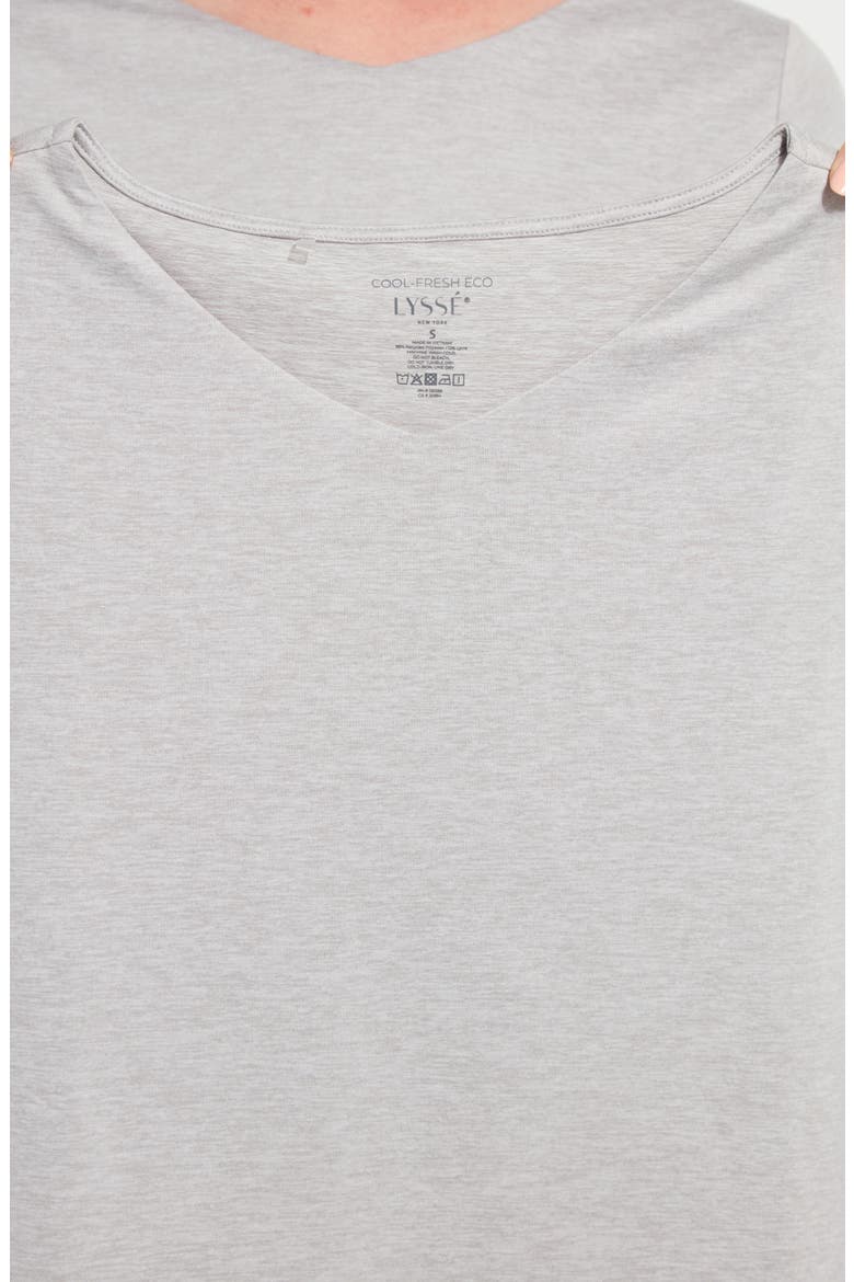 Lyssentials Long Sleeve T-Shirt, Alternate, color, LIGHT GREY MELANGE