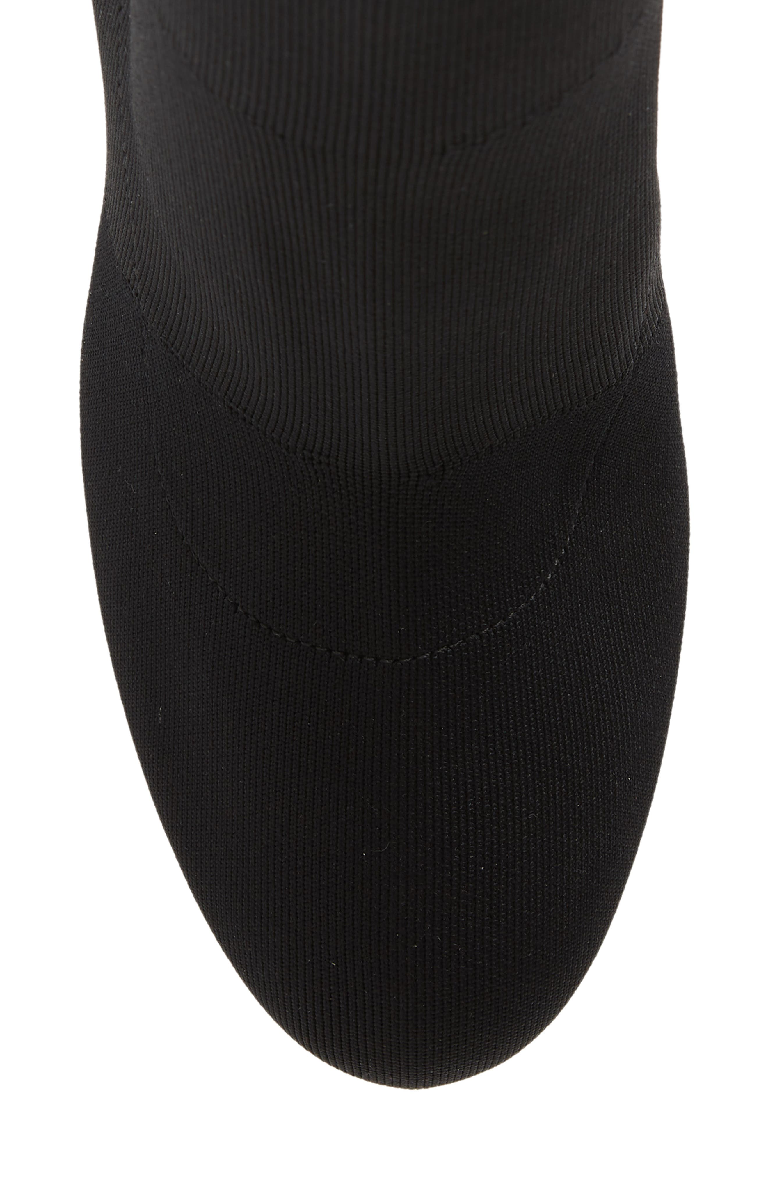 Prada Logo Sock Bootie, Alternate, color, 