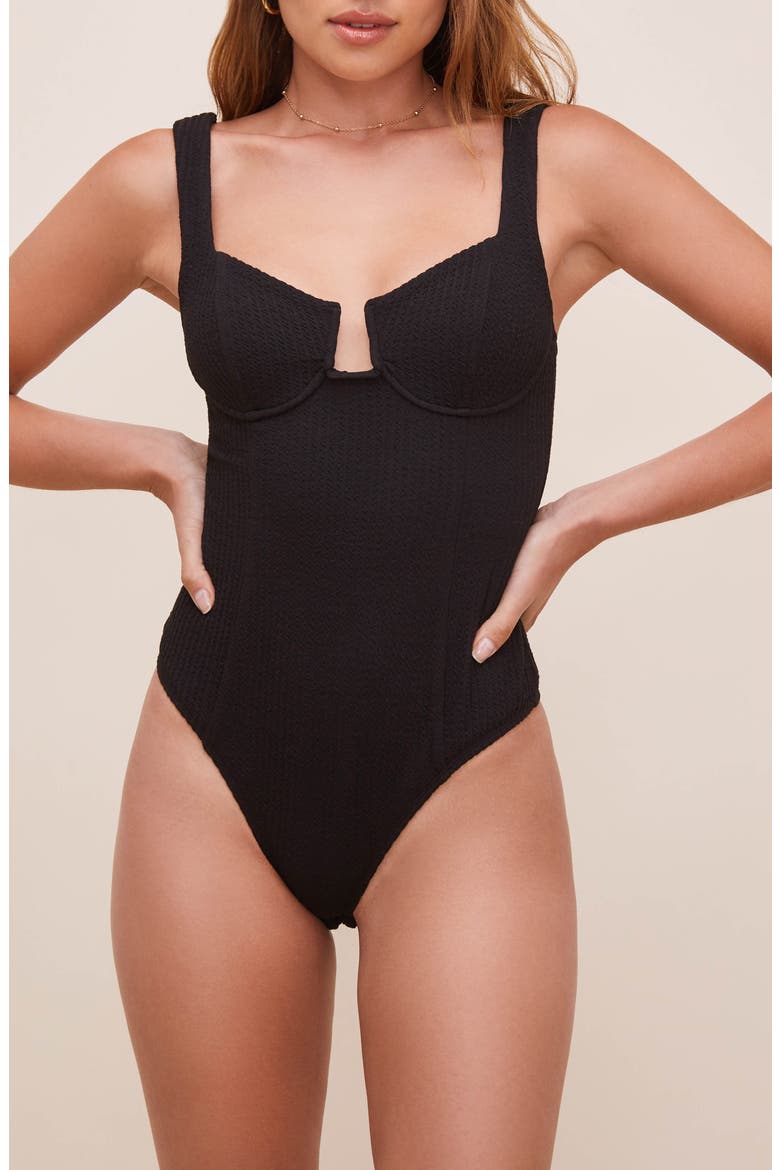 Aria Ribbed Bodysuit, Alternate, color, BLACK
