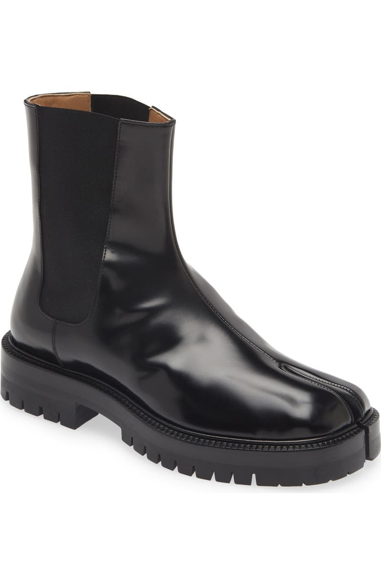 Maison Margiela Tabi Lug Sole Chelsea Boot, Main, color,