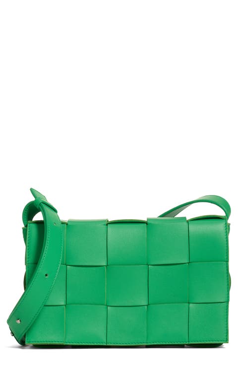 Intrecciato Leather Crossbody Bag