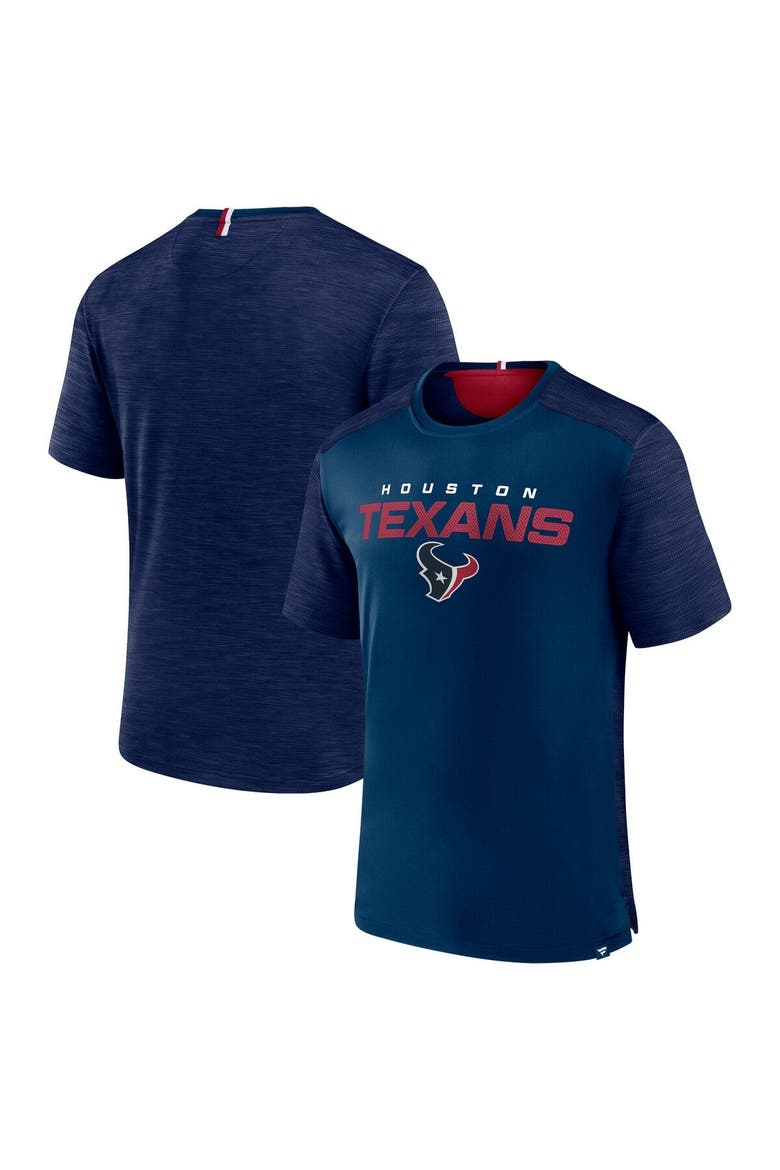 Men's Fanatics Branded Navy Houston Texans Defender Evo T-Shirt, Main, color, Navy