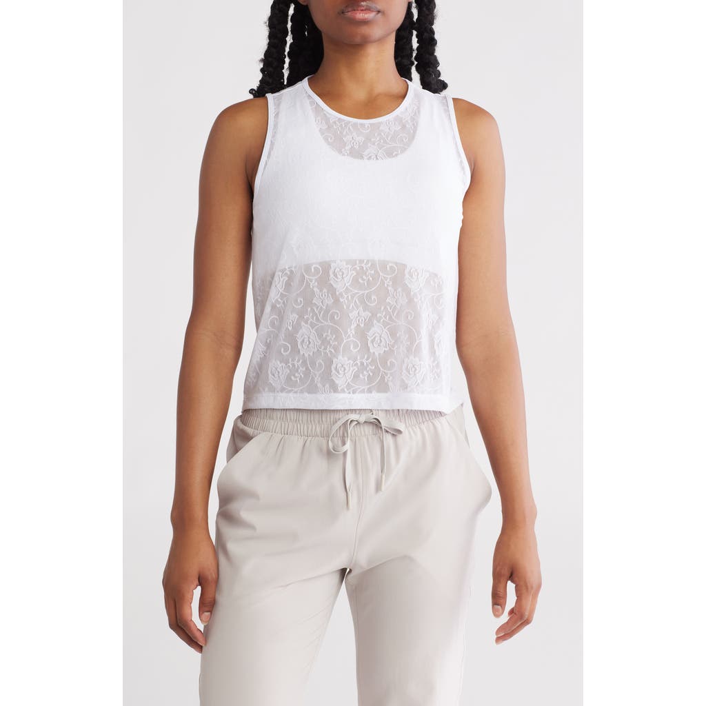 X By Gottex Lace Sleeveless Top