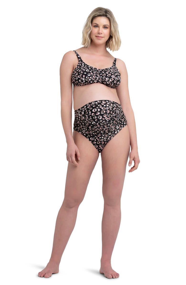 Ripe Maternity Sahara High Waist Two-Piece Maternity Swimsuit, Alternate, color,