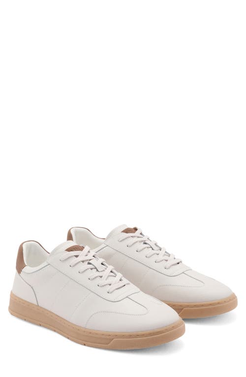 Mango Contrast Panel Sneaker In White