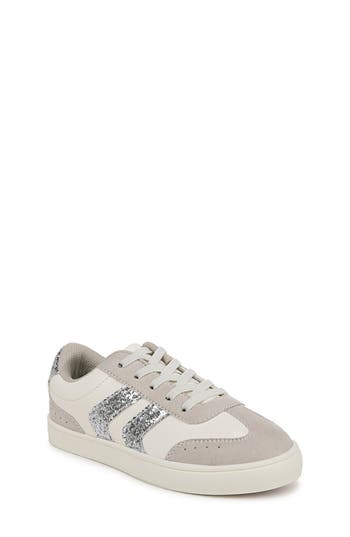 Dr. Scholl's Kids' Madison Sneaker In Oyster Multi Faux Leather