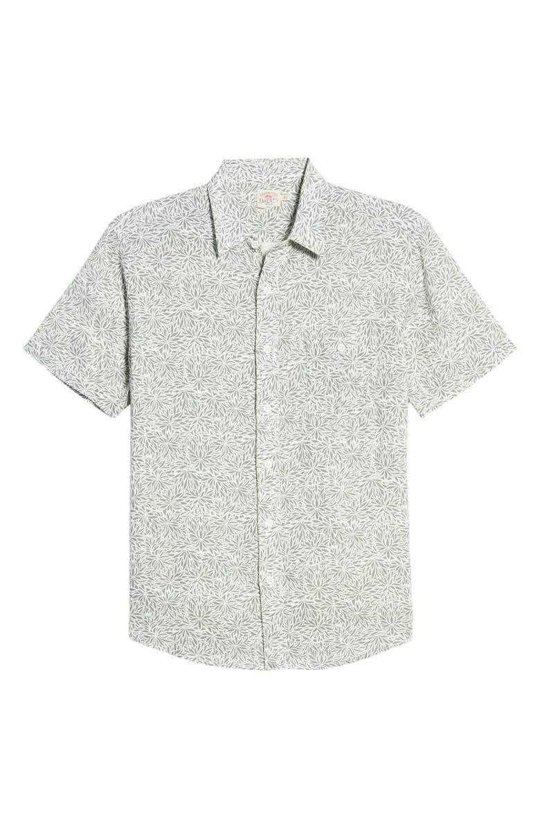 Faherty Coast Short Sleeve Button-Up Shirt, Alternate, color,