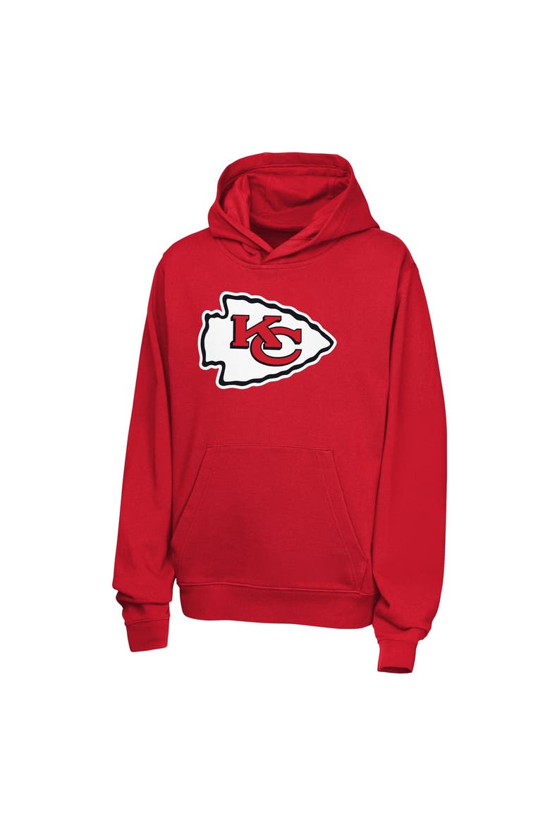 Youth Nike Travis Kelce Red Kansas City Chiefs Name & Number Club Fleece Hoodie, Alternate, color, Red
