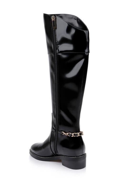 L'agence Eulalie Ii Knee High Boot In Black Leather