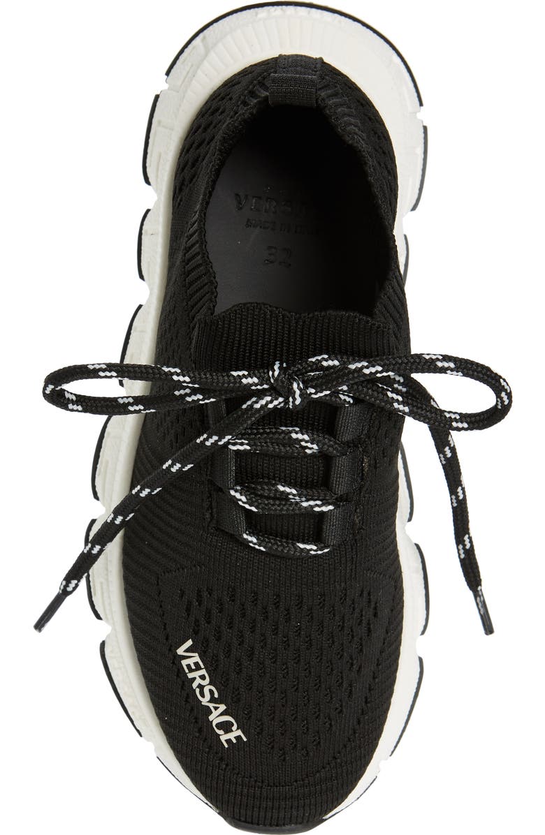 Versace Trigreca Knit Sneaker, Alternate, color,