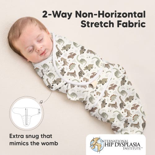 Keababies 3-pack Soothe Swaddle Wraps In Dino Ridge