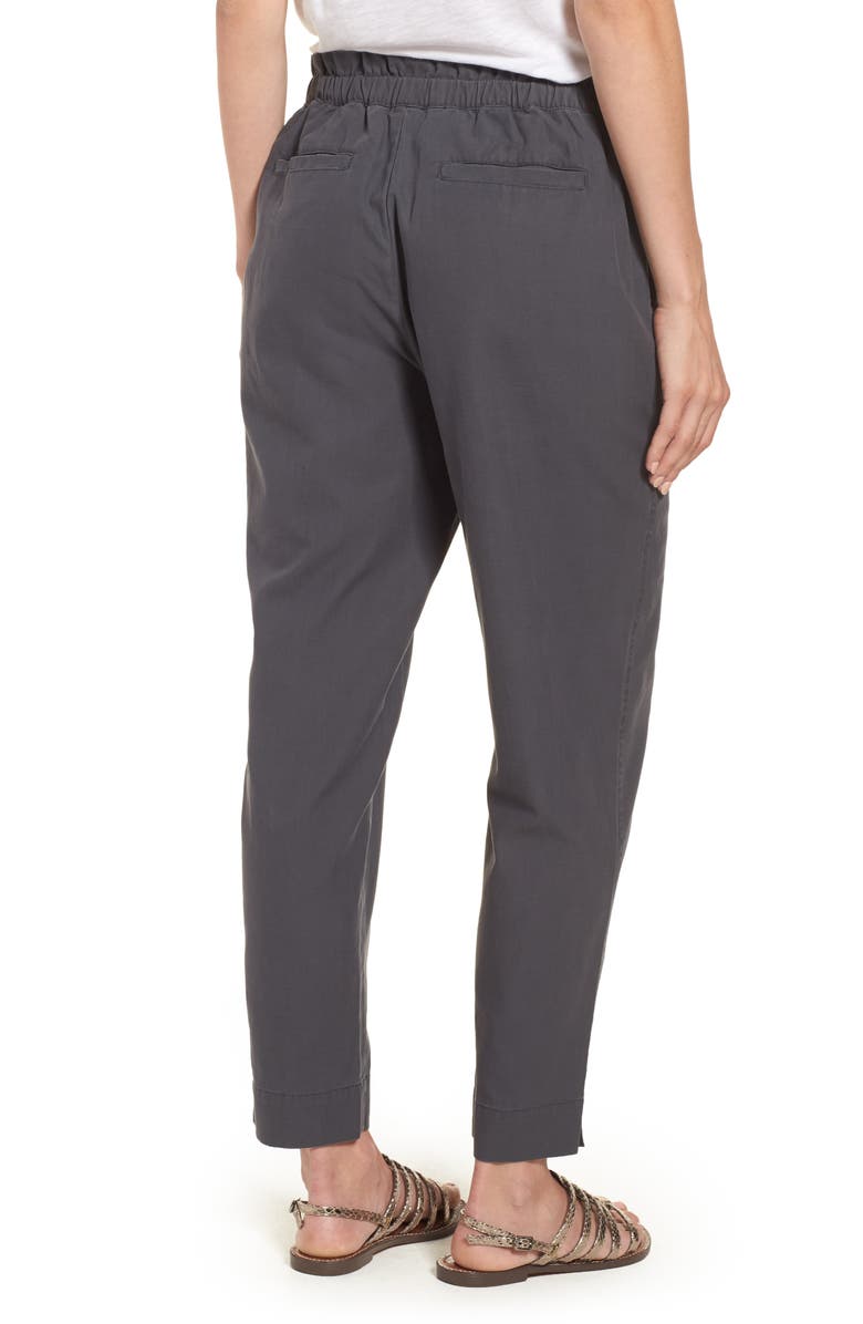 Caslon<sup>®</sup> Drawstring Waist Ankle Pants, Alternate, color, 
