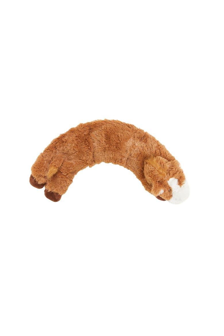 Horse Plush Neck Wrap, Alternate, color, Dark Brown